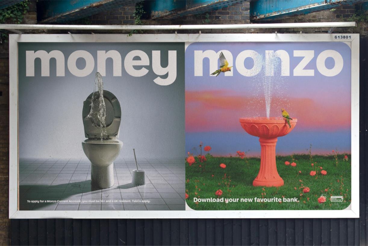 Monzo marketing campaign example - money never felt like monzo